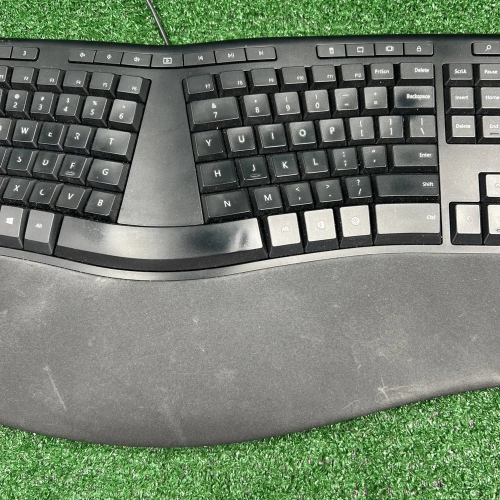 Microsoft Ergonomic Keyboard 1878 Wired USB 2.0‎ Black Tested